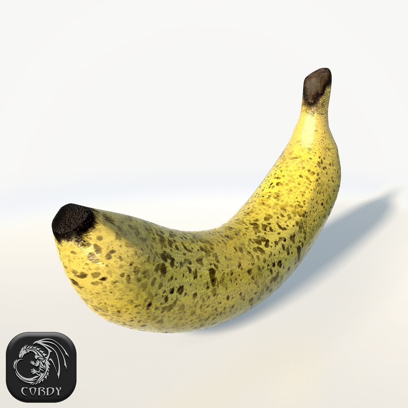 Plátano modelo 3d