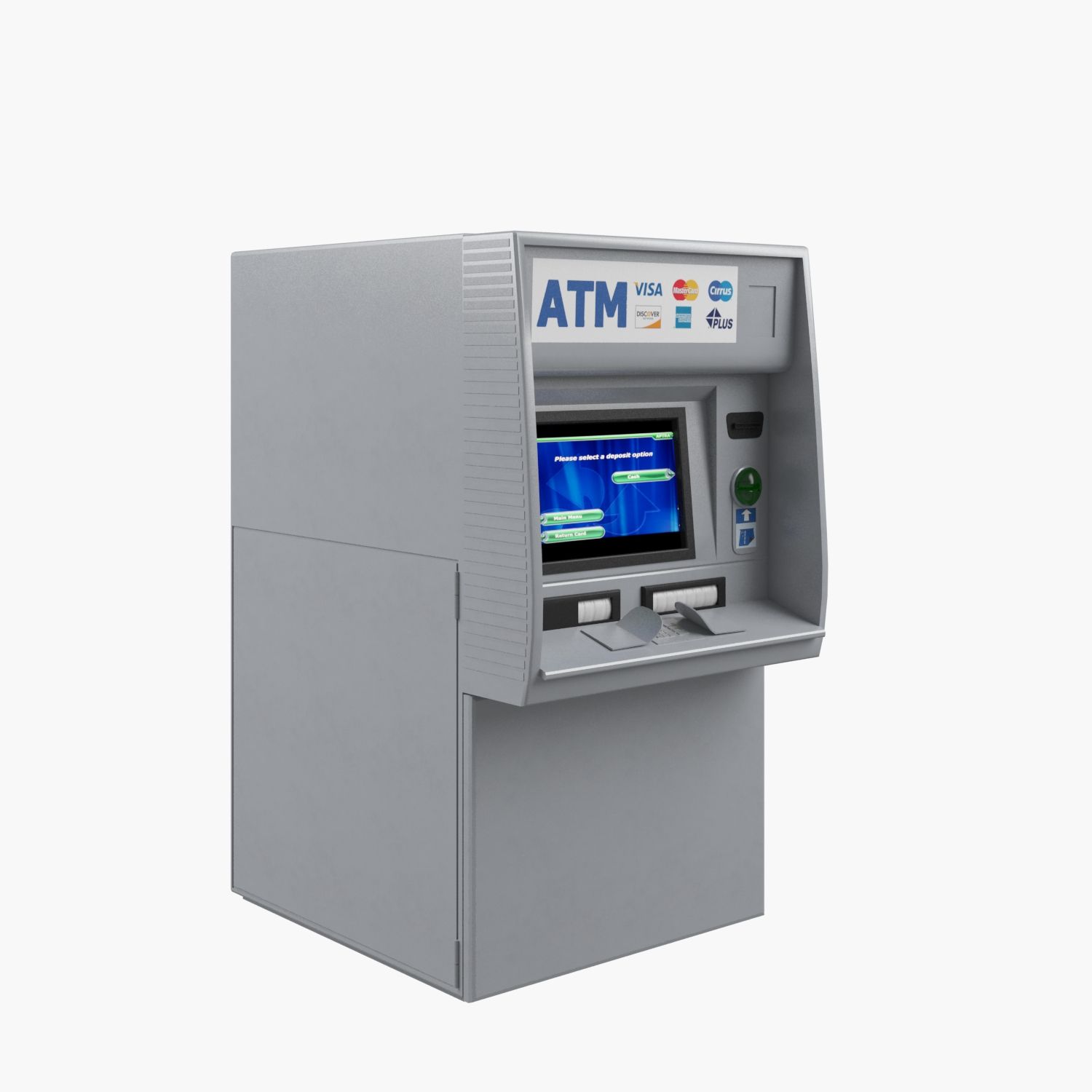 ATM Bank Cash Machine 3d model