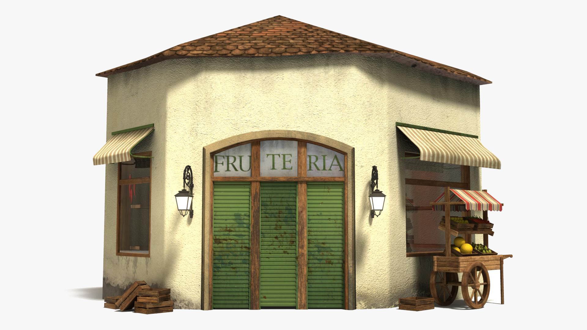 Vegetable Shop 3d model