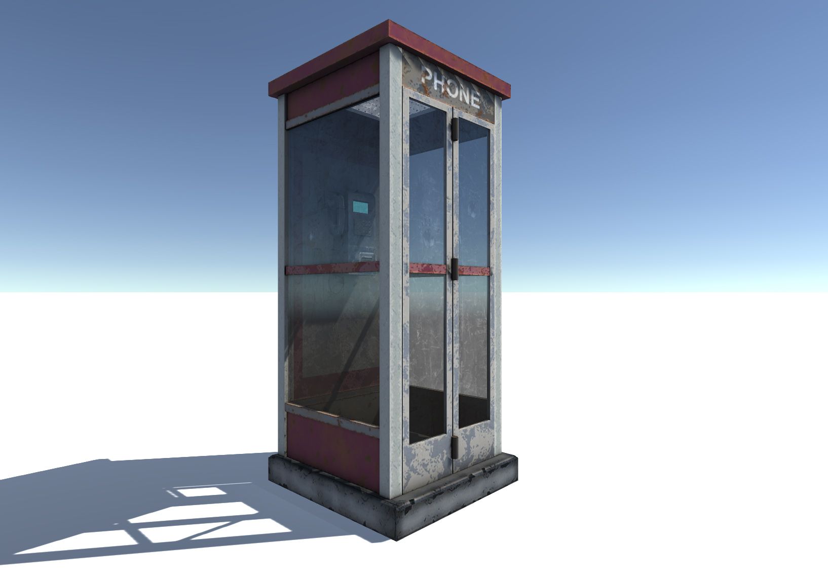 Telefonzelle 3d model