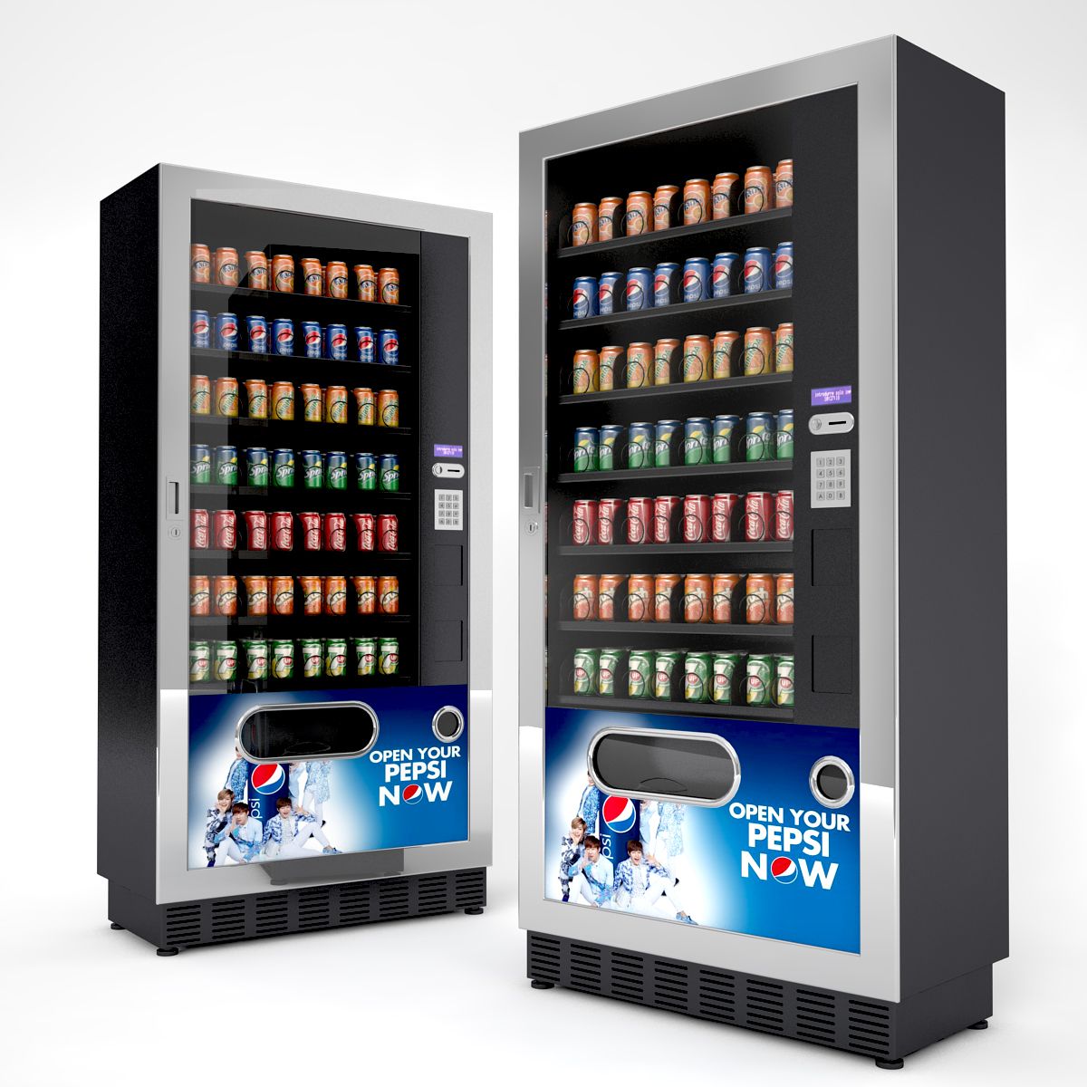 Beverage Vending Machines 3d model