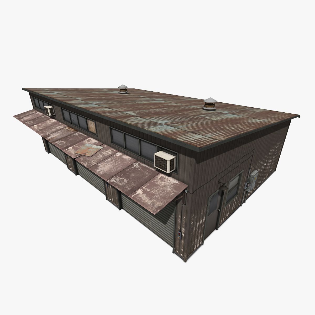 Oud pakhuis 3d model