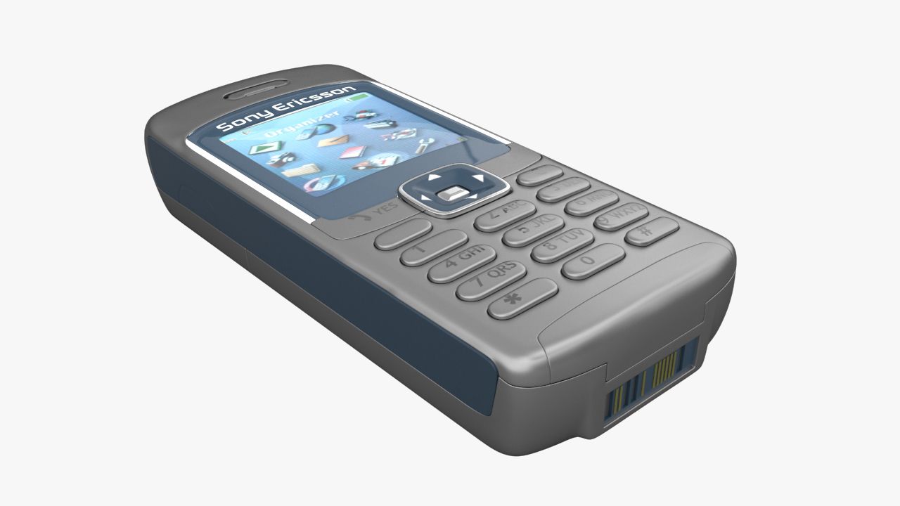 Sony Ericsson t238 cellphone 3d model