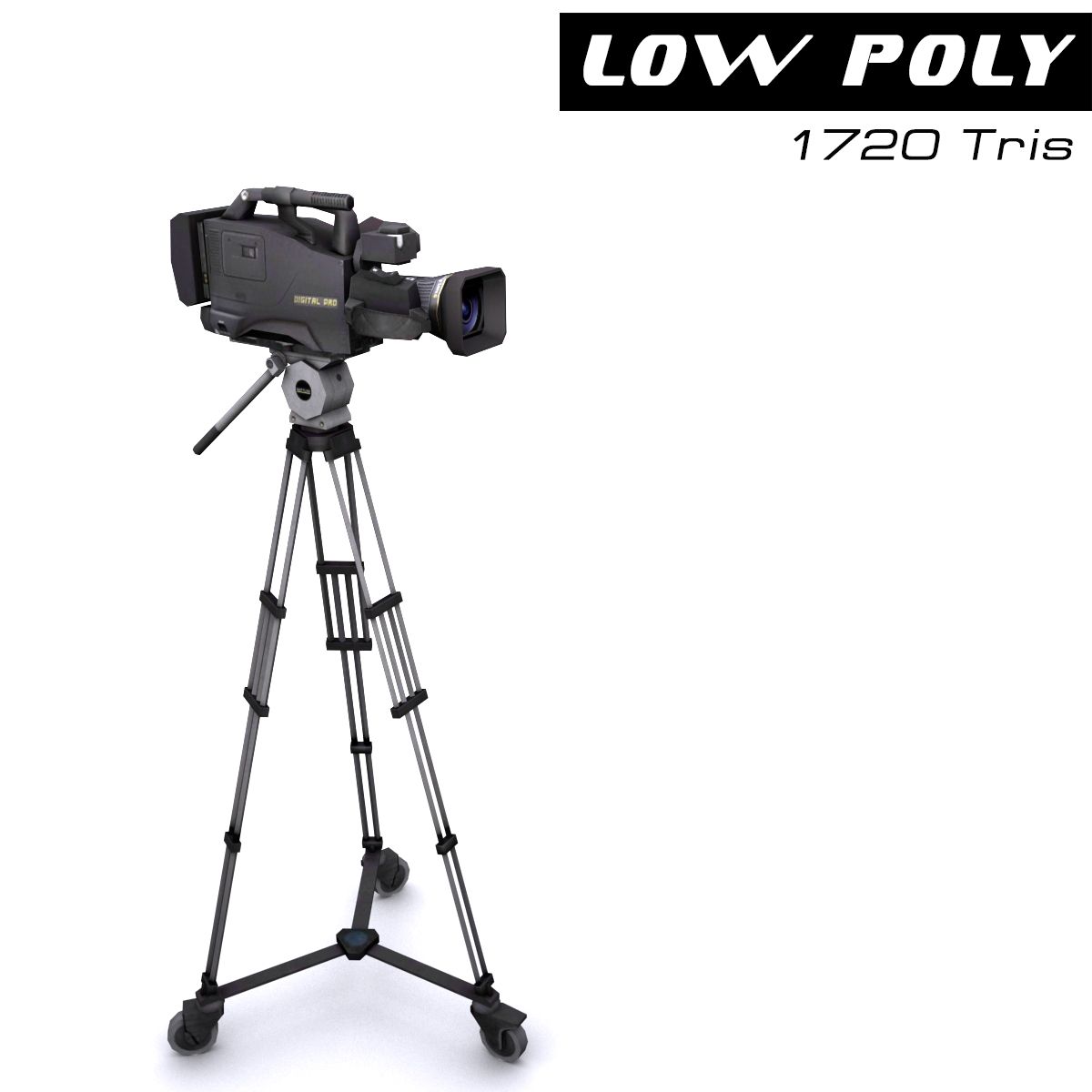 TV camera 3d model