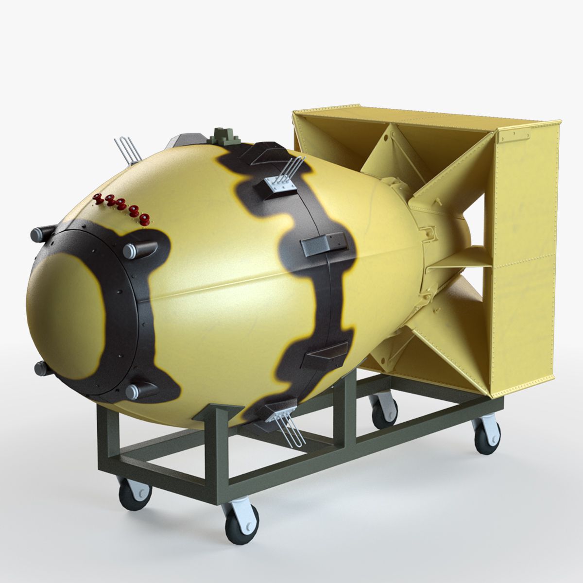 Fat Man Atomic Bomb 3d model