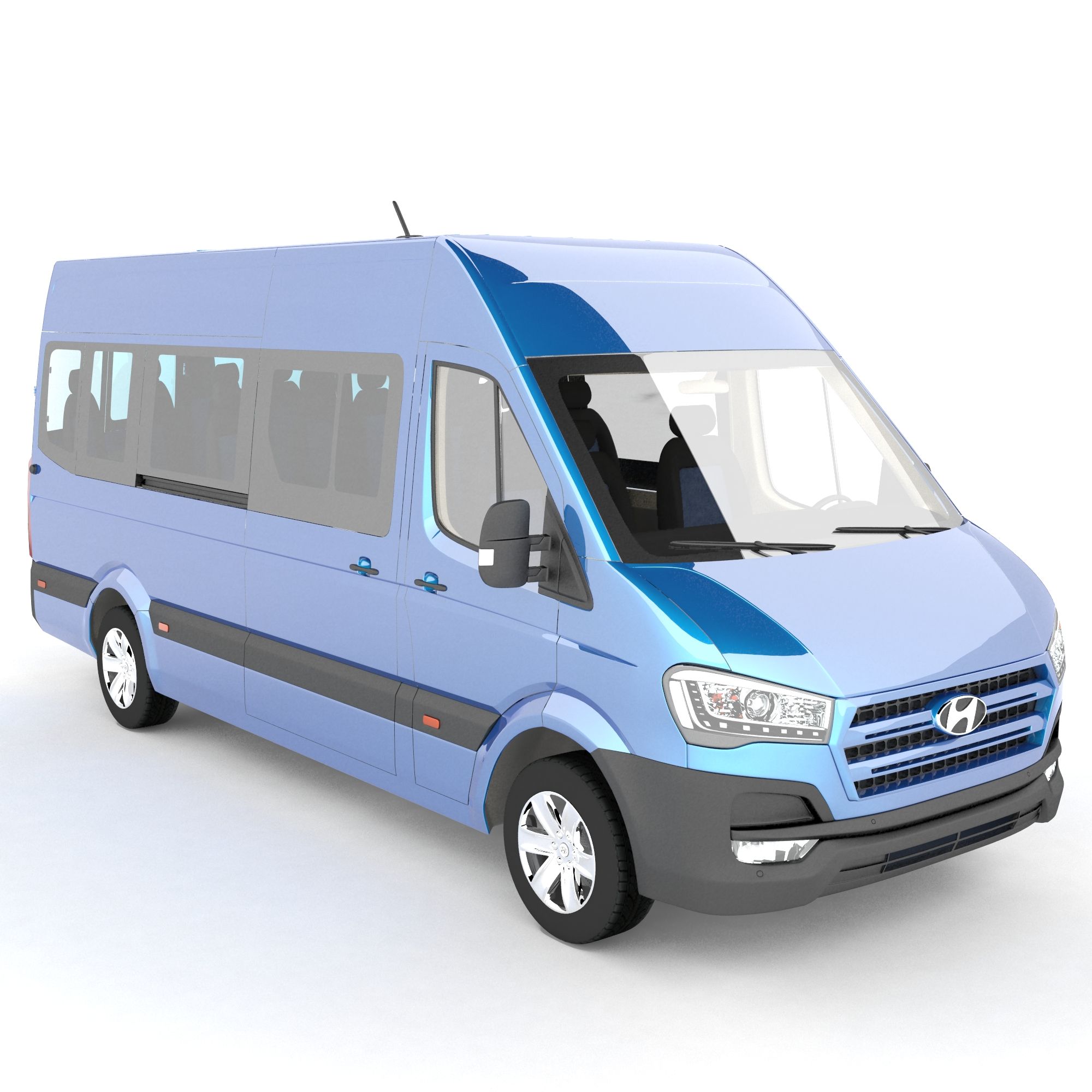 Hyundai H350 Bus 3d model