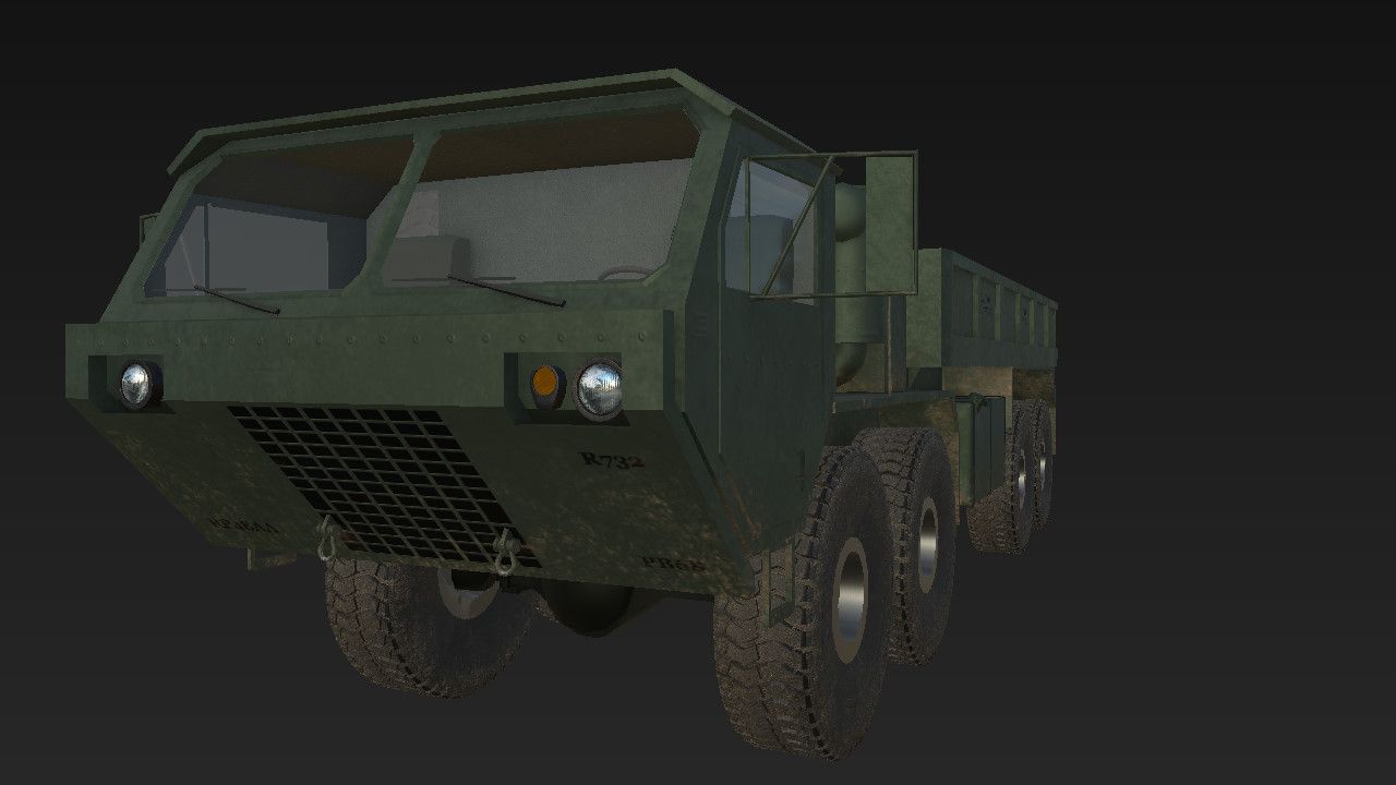 M985 Army Truck 3d model