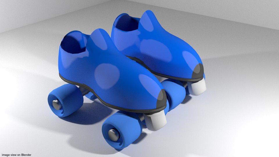 Skate - Quad 3d model