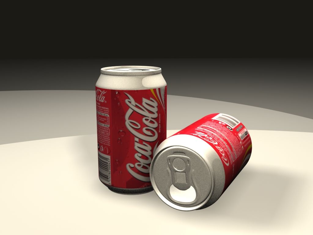 Coca Cola Can royalty-free 3d model - Preview no. 7