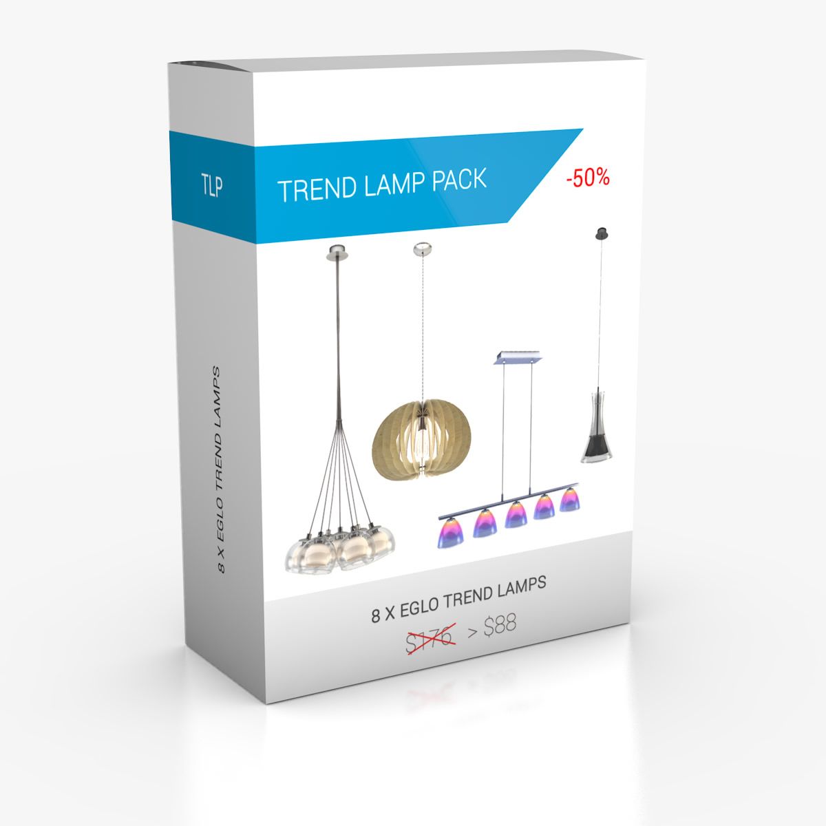 Eglo trend lamp collection 3d model