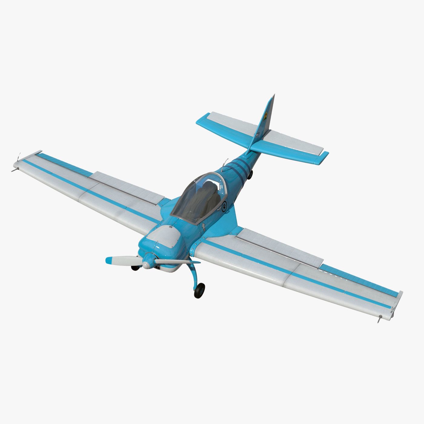 轻型飞机1 3d model