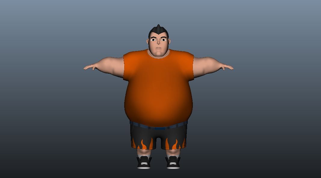 3D Character 3d model