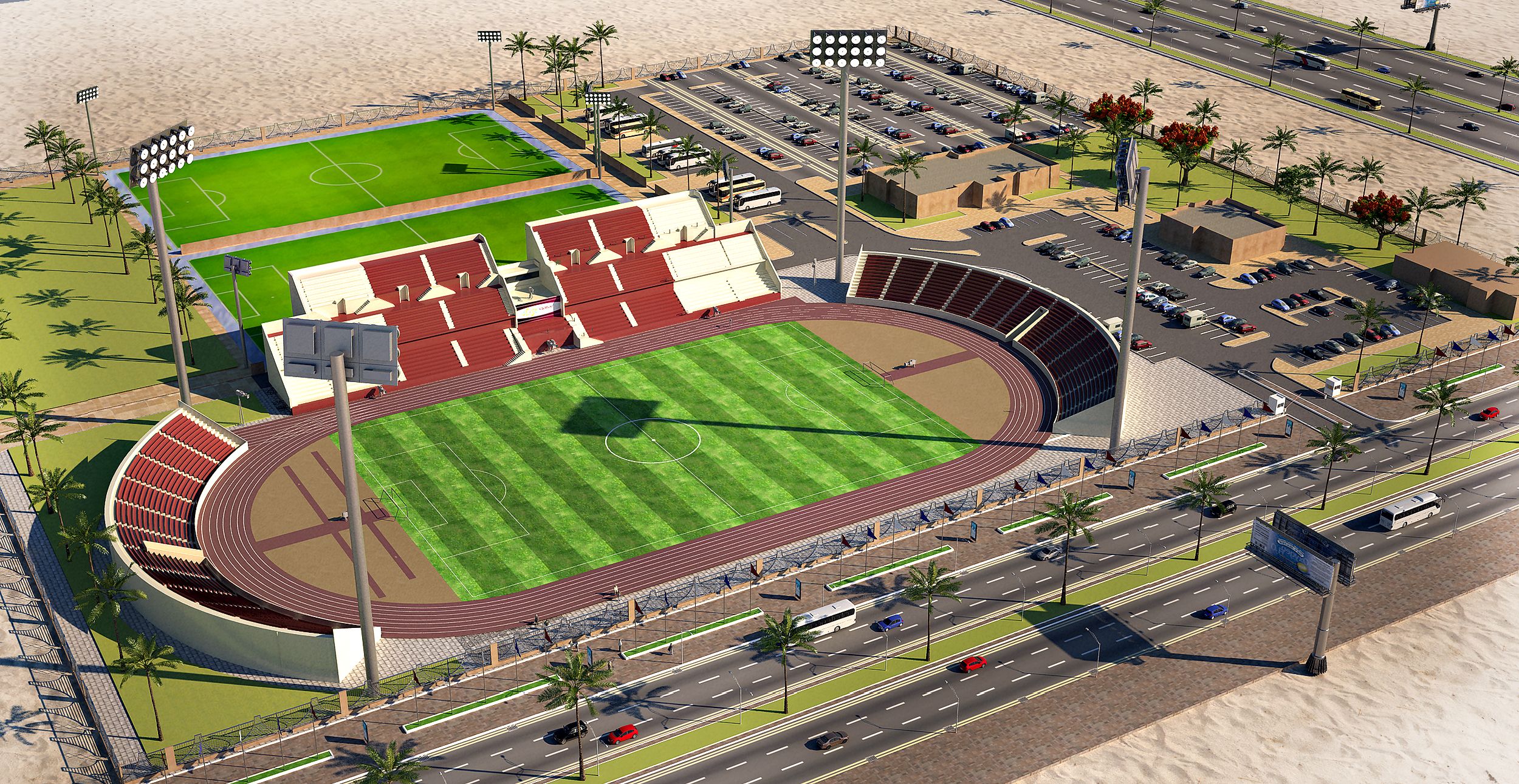 stadio 3d model