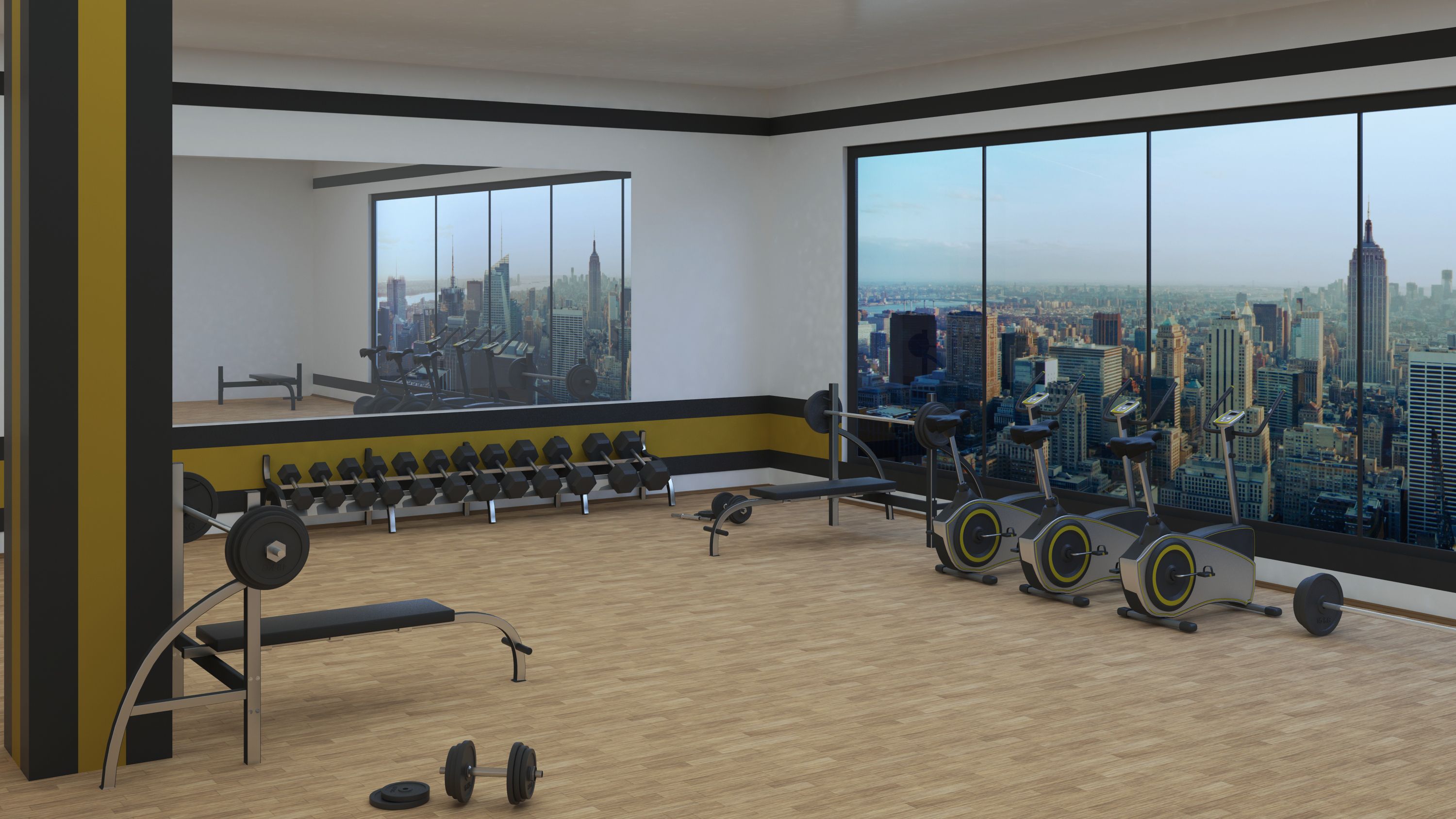 gym 3d model