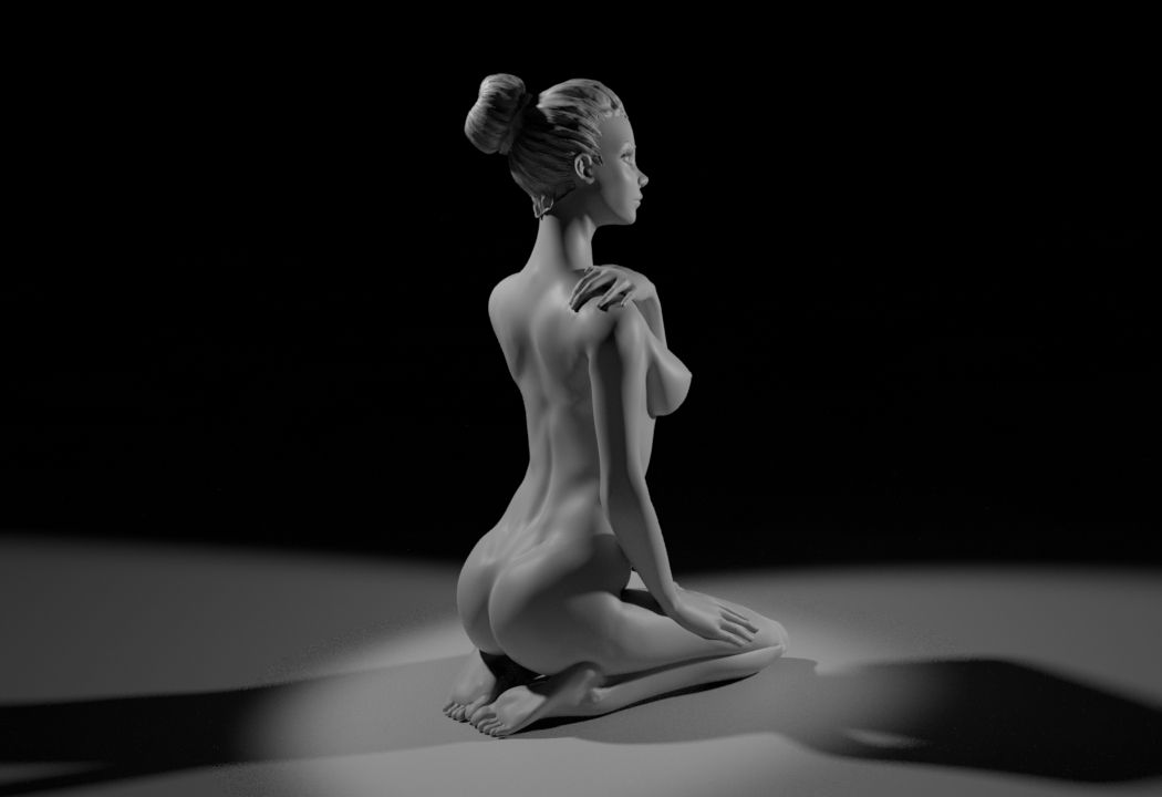 性感构成的女性_04 3d model