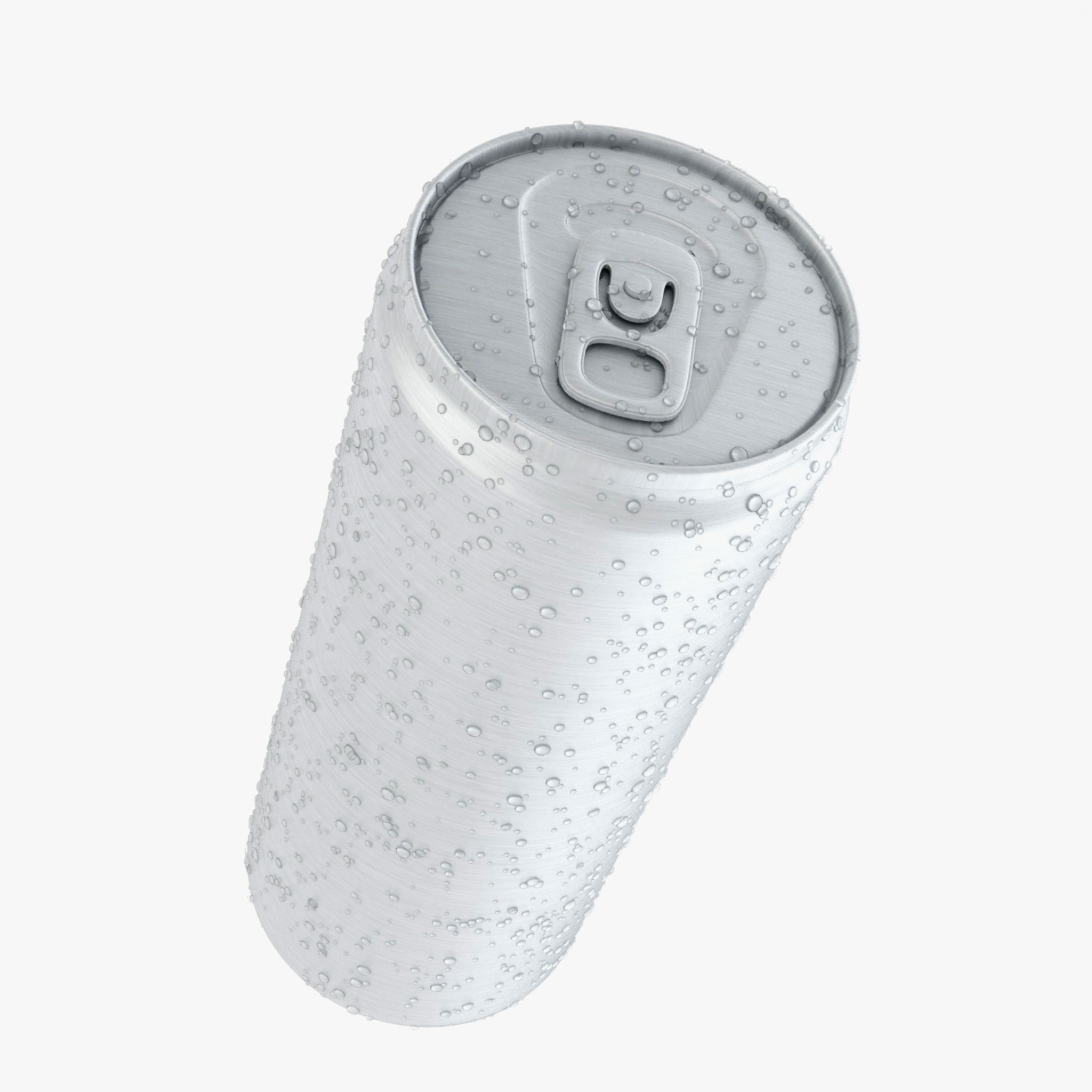 Can With Water Drops 250ml 3d model