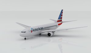 Boeing 737-800 AA 3d model