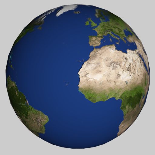 Earth royalty-free 3d model - Preview no. 2