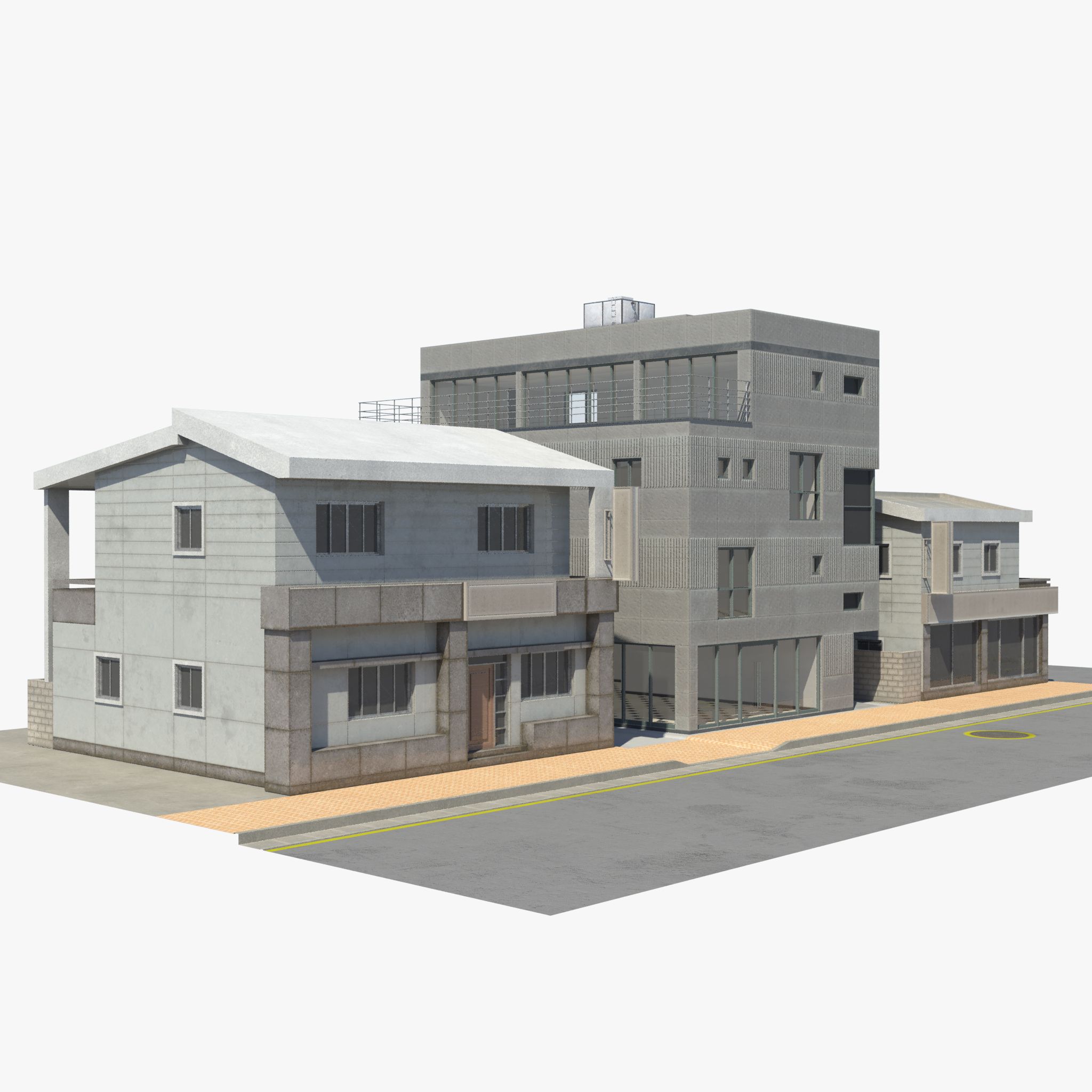 Edificio della città 3d model