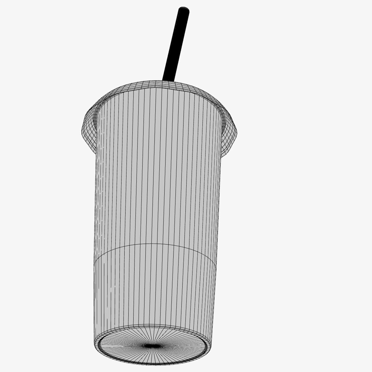 Vaso de papel royalty-free modelo 3d - Preview no. 5