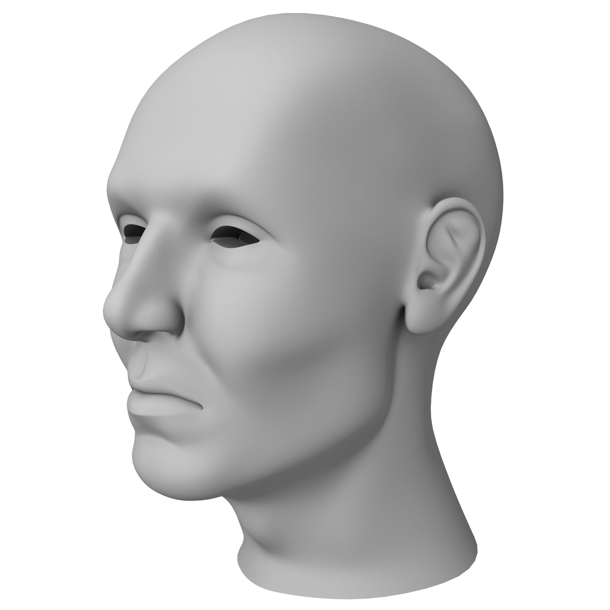 face 3d model