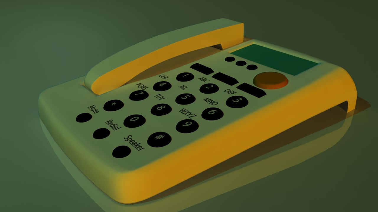 téléphone 3d model