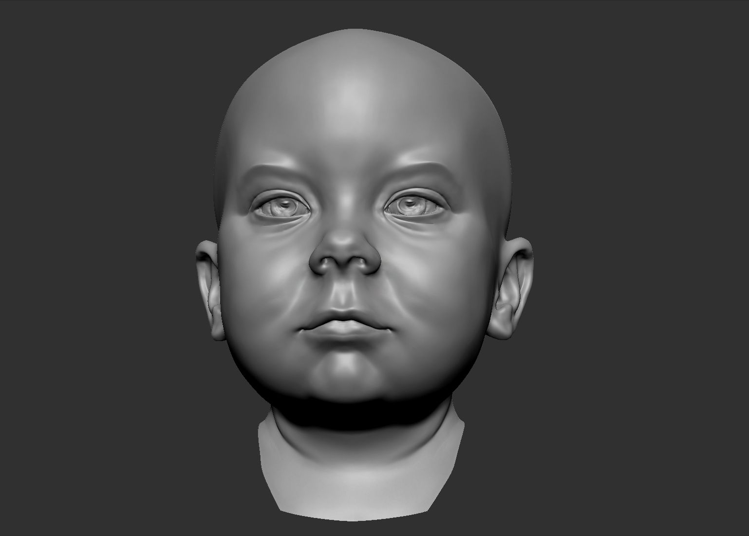 Cute Baby 3d model