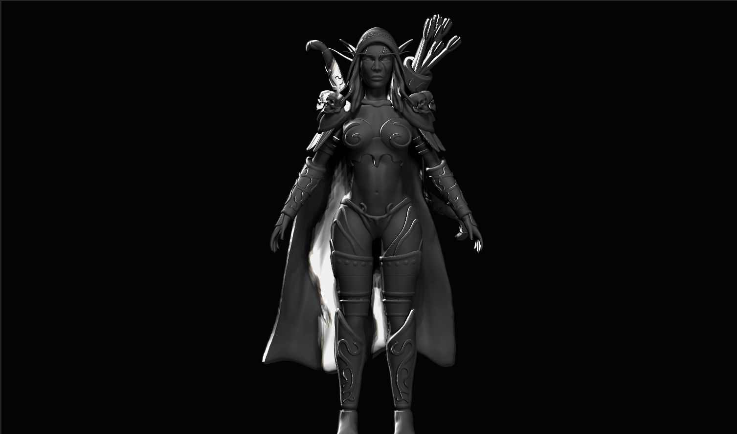 Sylvanas modelo 3d