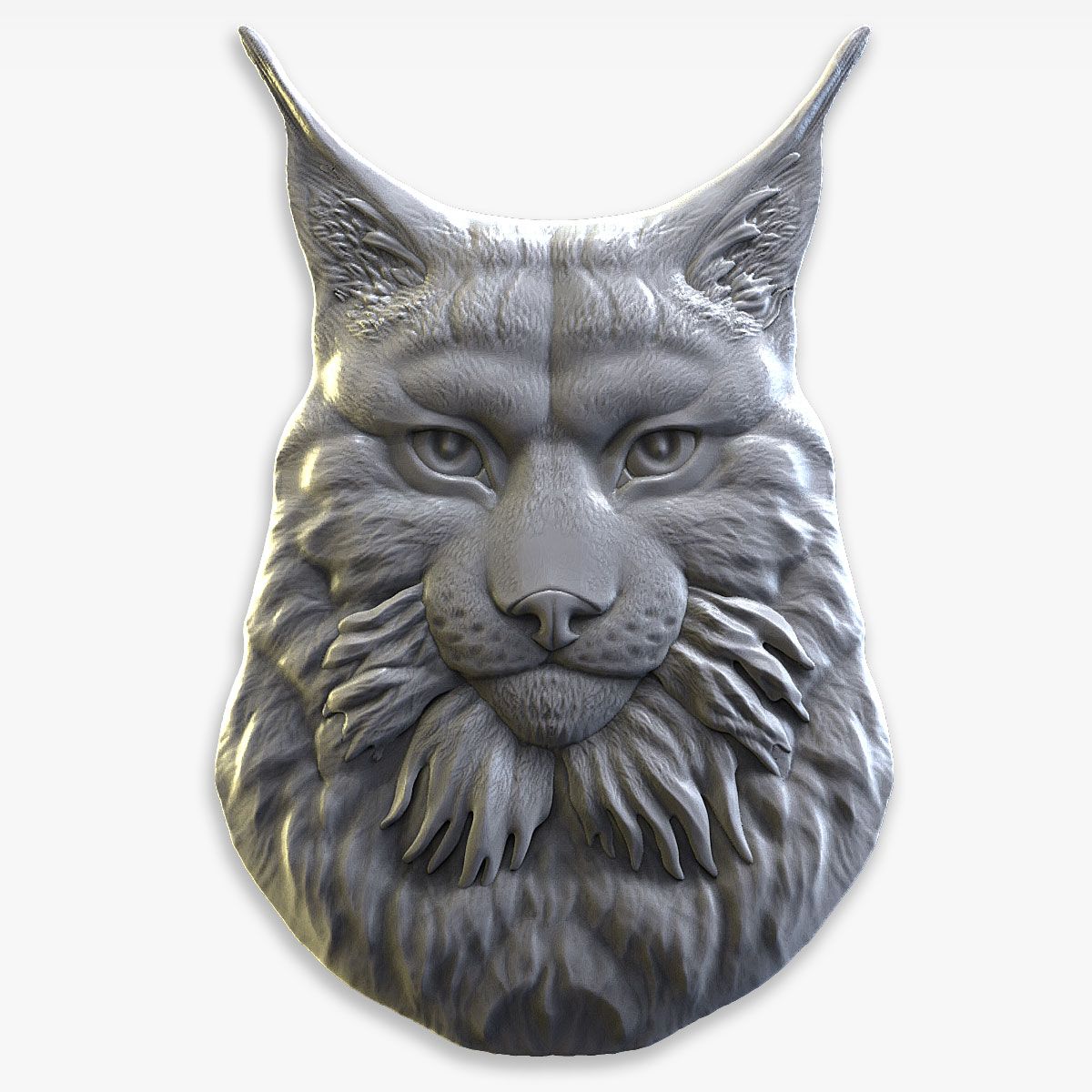 lynx relief for CNC 3d model