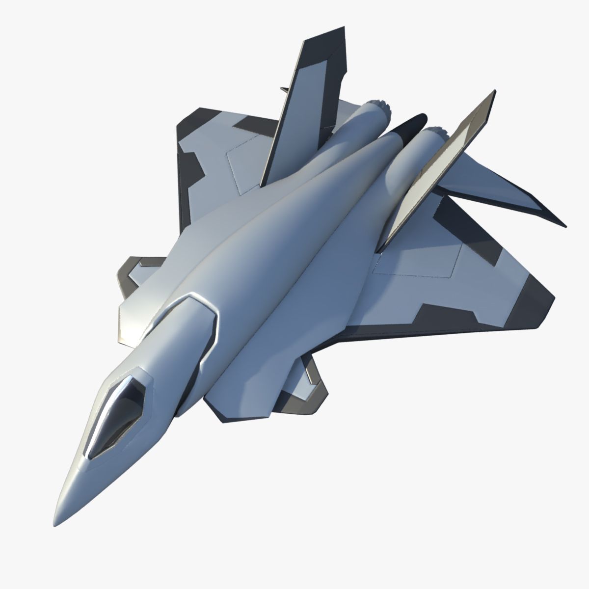 Jet Concept Aircraft 3d model