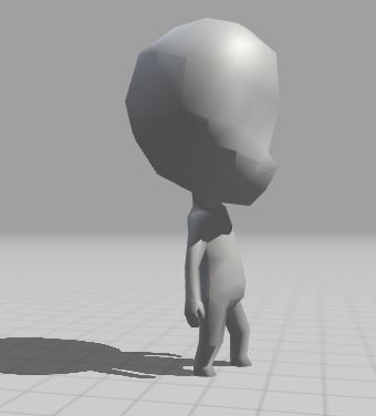 Chibi Man royalty-free 3d model - Preview no. 4