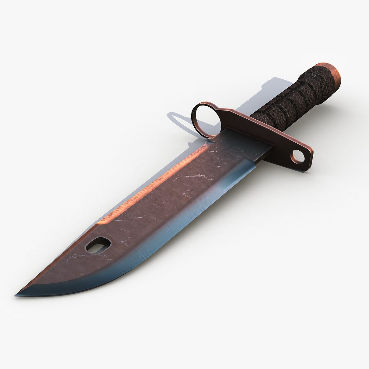 Altes taktisches Messer 3d model