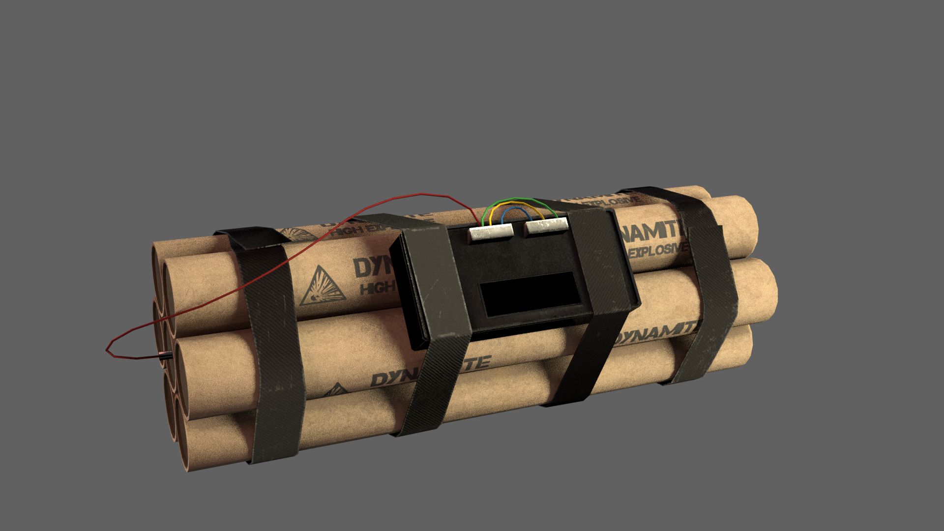 Dynamite Bomb 3d model