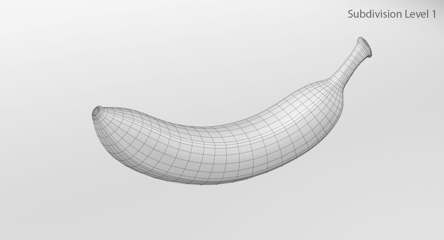 Banana royalty-free 3d model - Preview no. 11