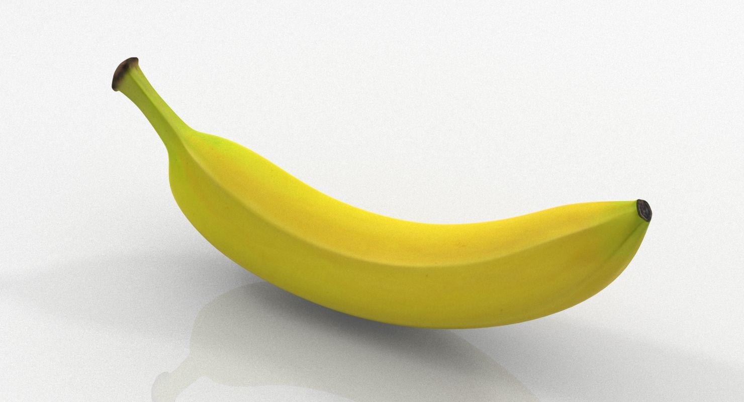 Banana royalty-free 3d model - Preview no. 7