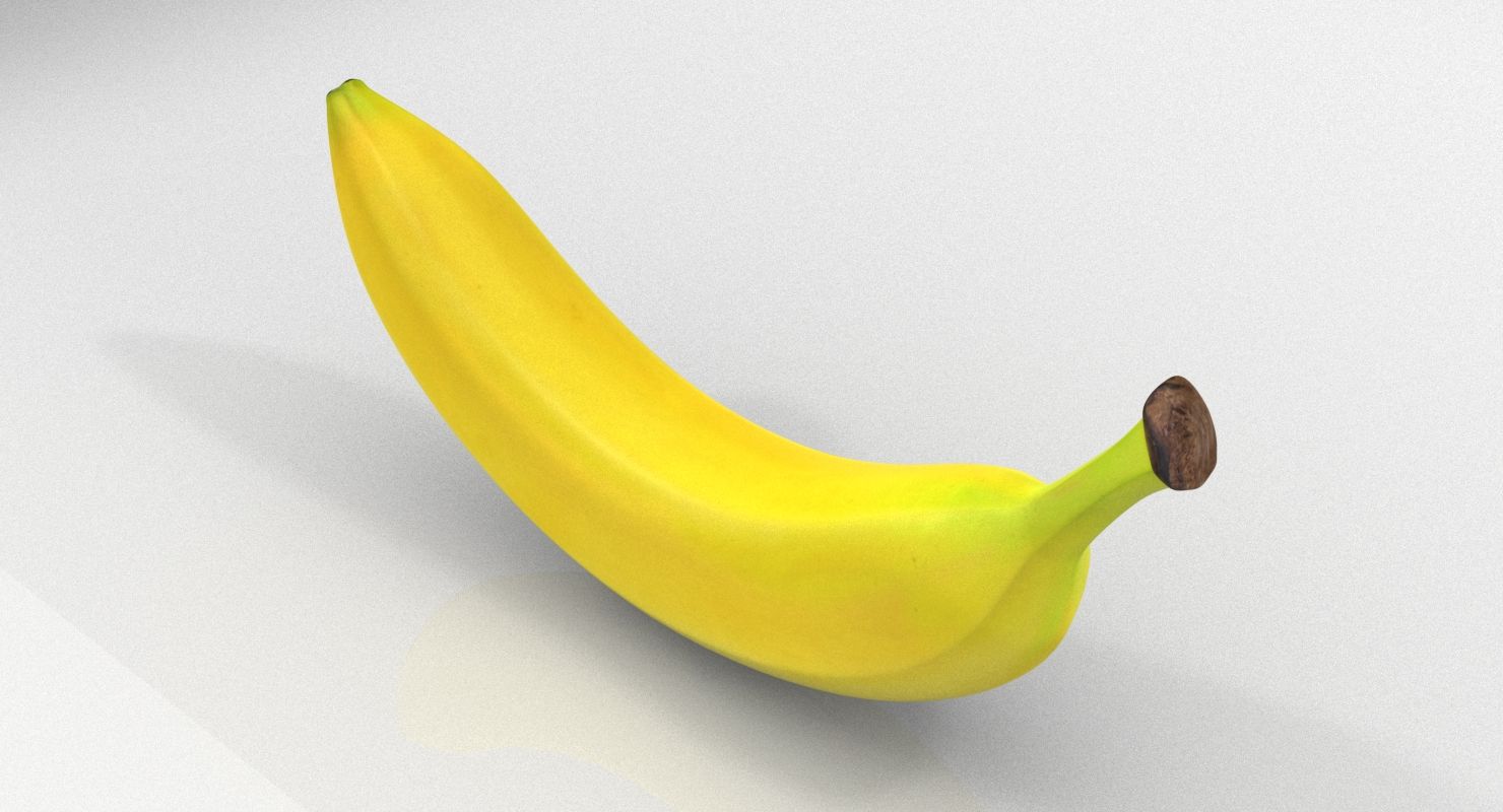 Banana royalty-free 3d model - Preview no. 5