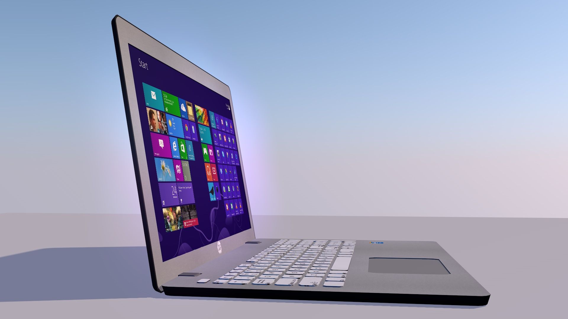 Windows Dizüstü 3d model