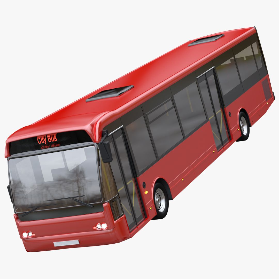 autobus urbano 3d model