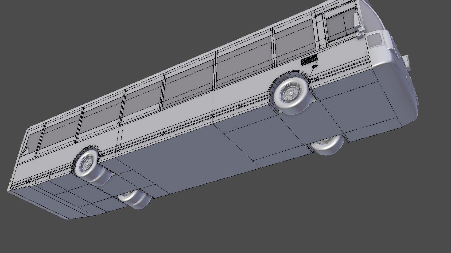 autobus urbano royalty-free 3d model - Preview no. 31