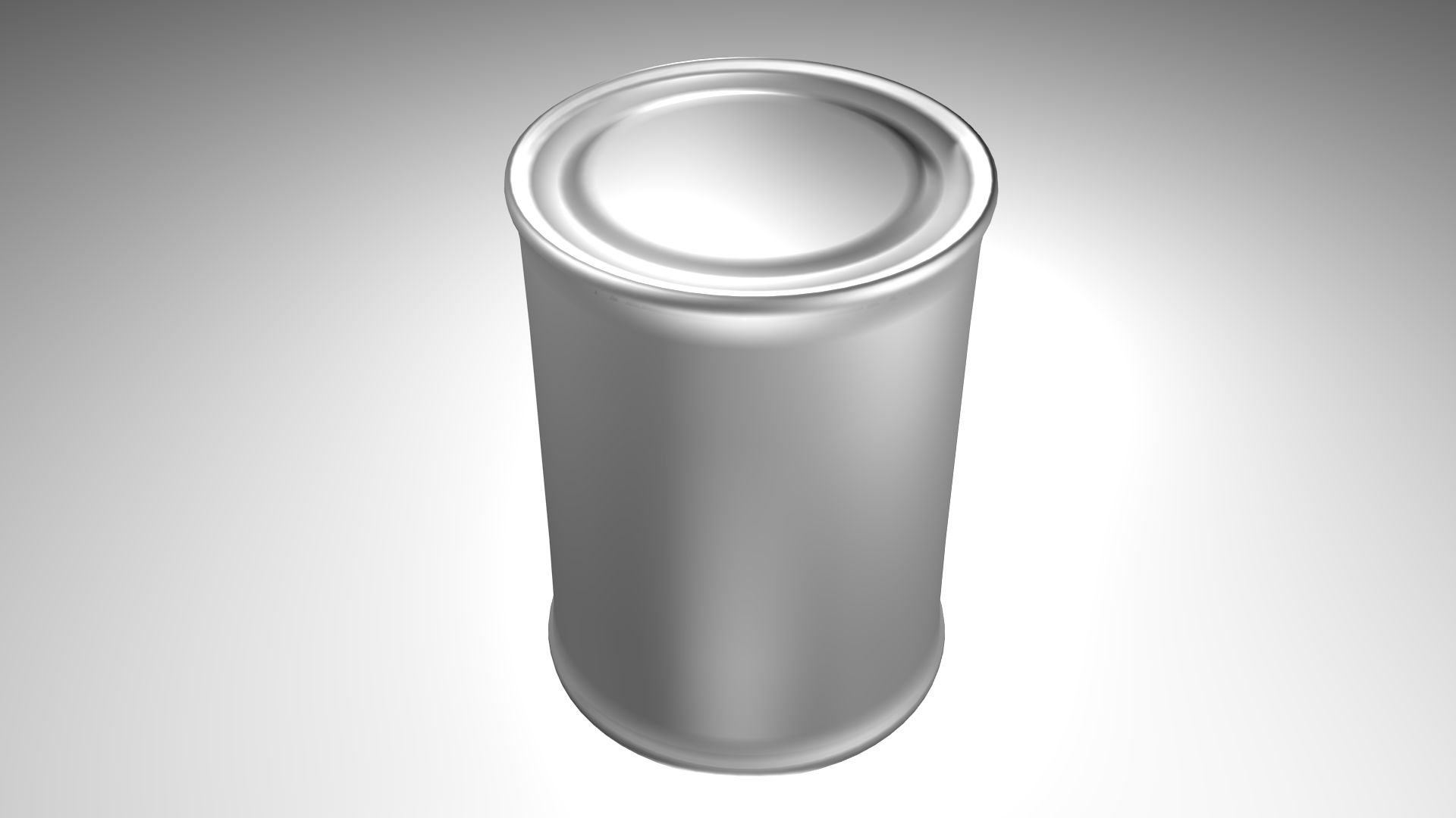 Metal can 3d model