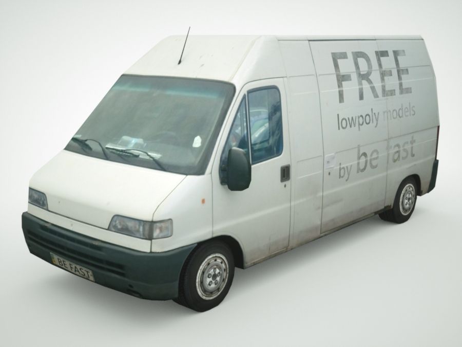 Fiat Ducato 1999 3d model