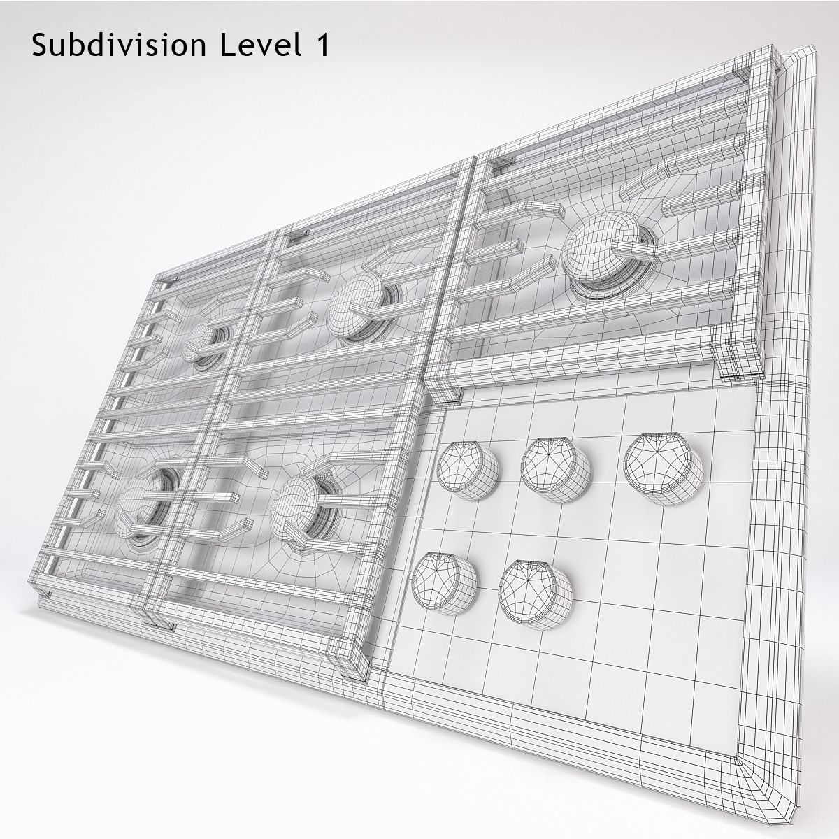 ウルフクックトップCG365T-S royalty-free 3d model - Preview no. 18