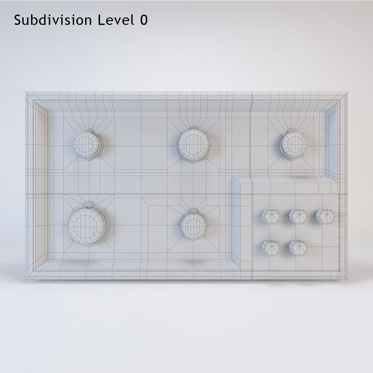 ウルフクックトップCG365T-S royalty-free 3d model - Preview no. 27