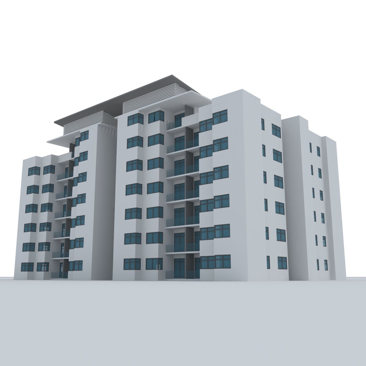 Edificio residenziale 3d model