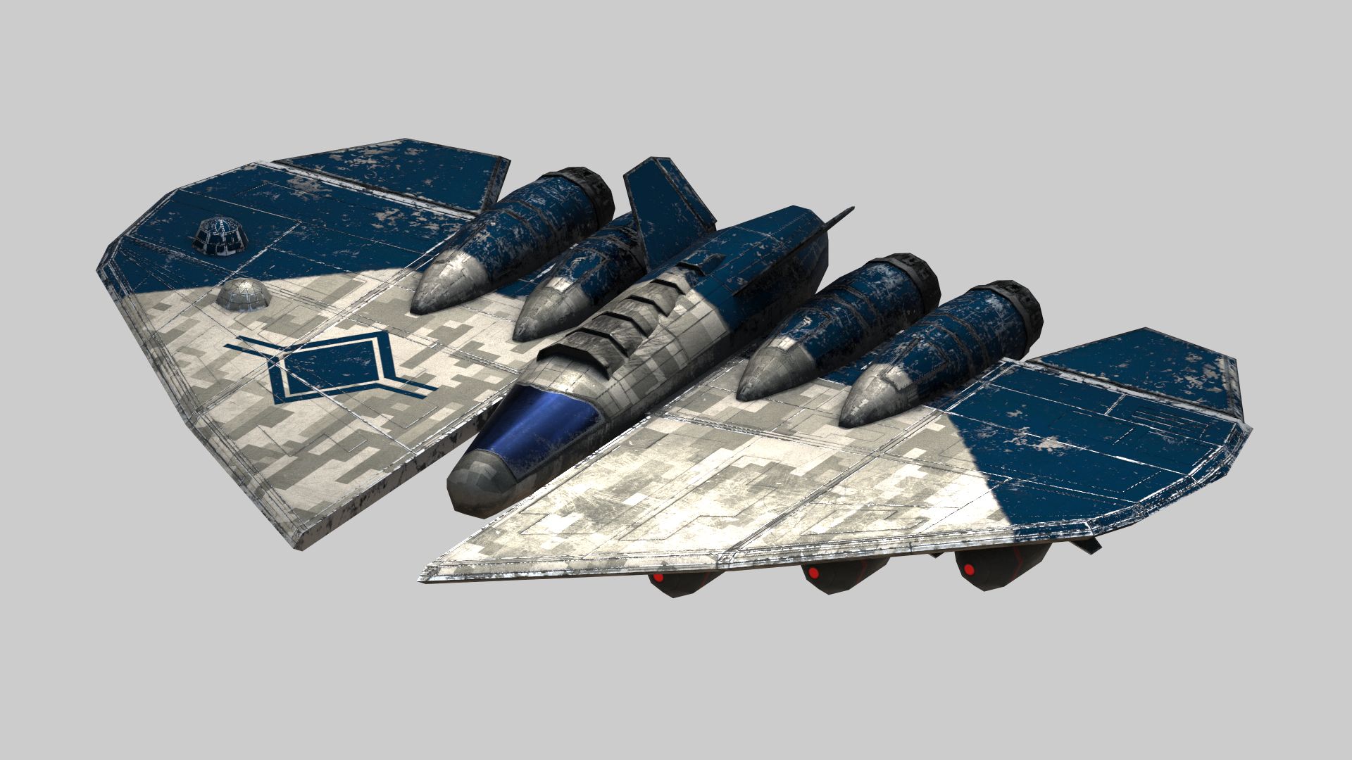 Thunder Bomber 3d model