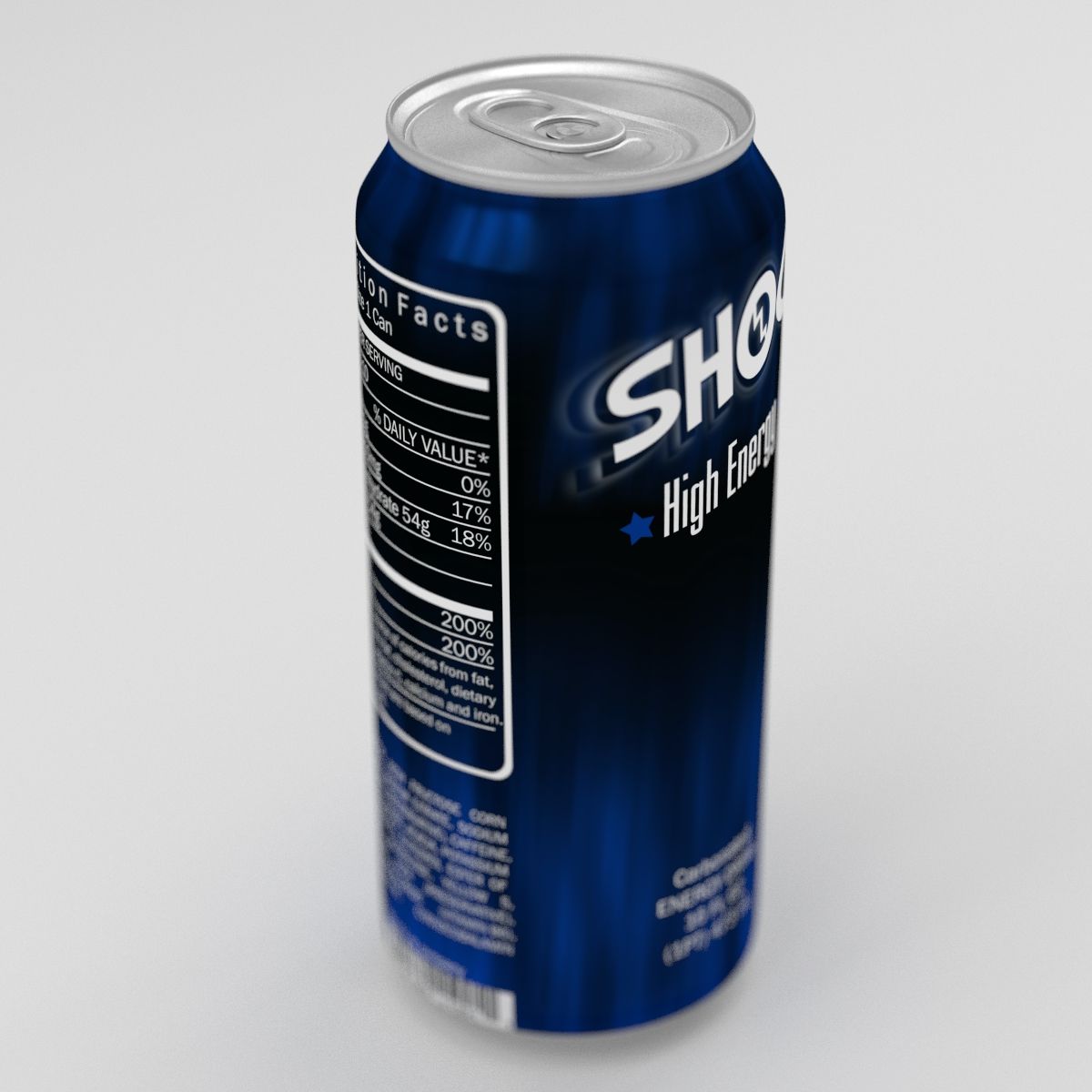 Energy Drink Can 3d model