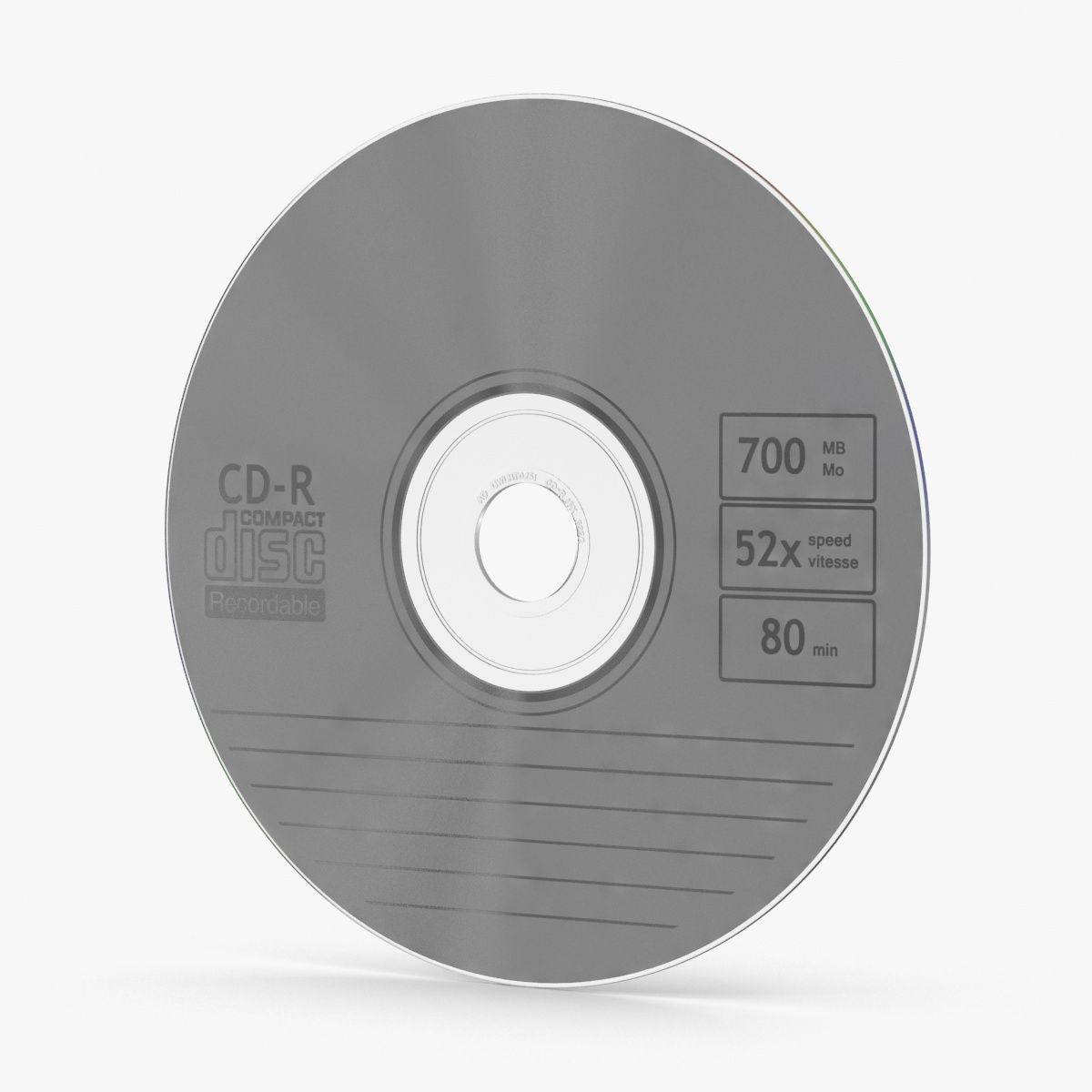 CD Silver 3d model