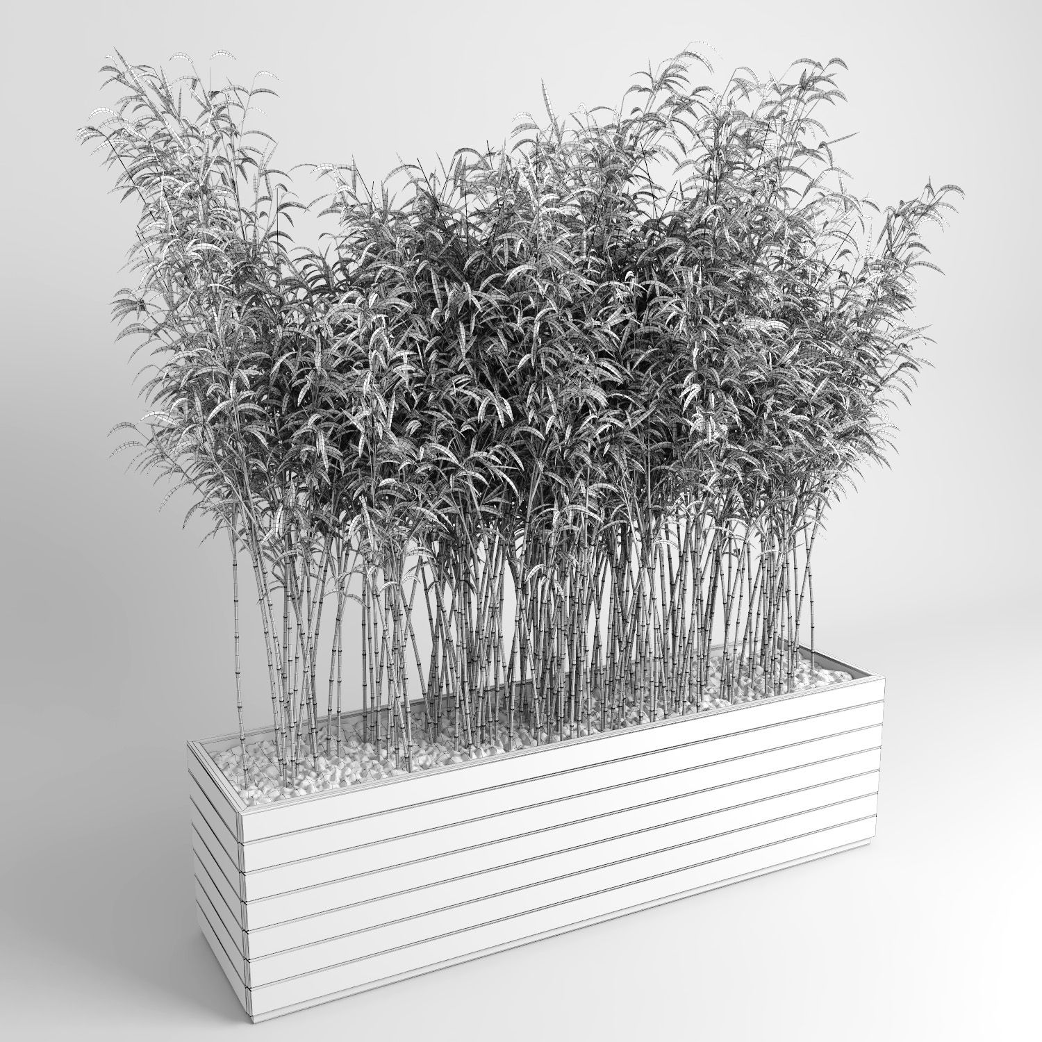 Ombrello Bamboos (+ GrowFX) royalty-free 3d model - Preview no. 8