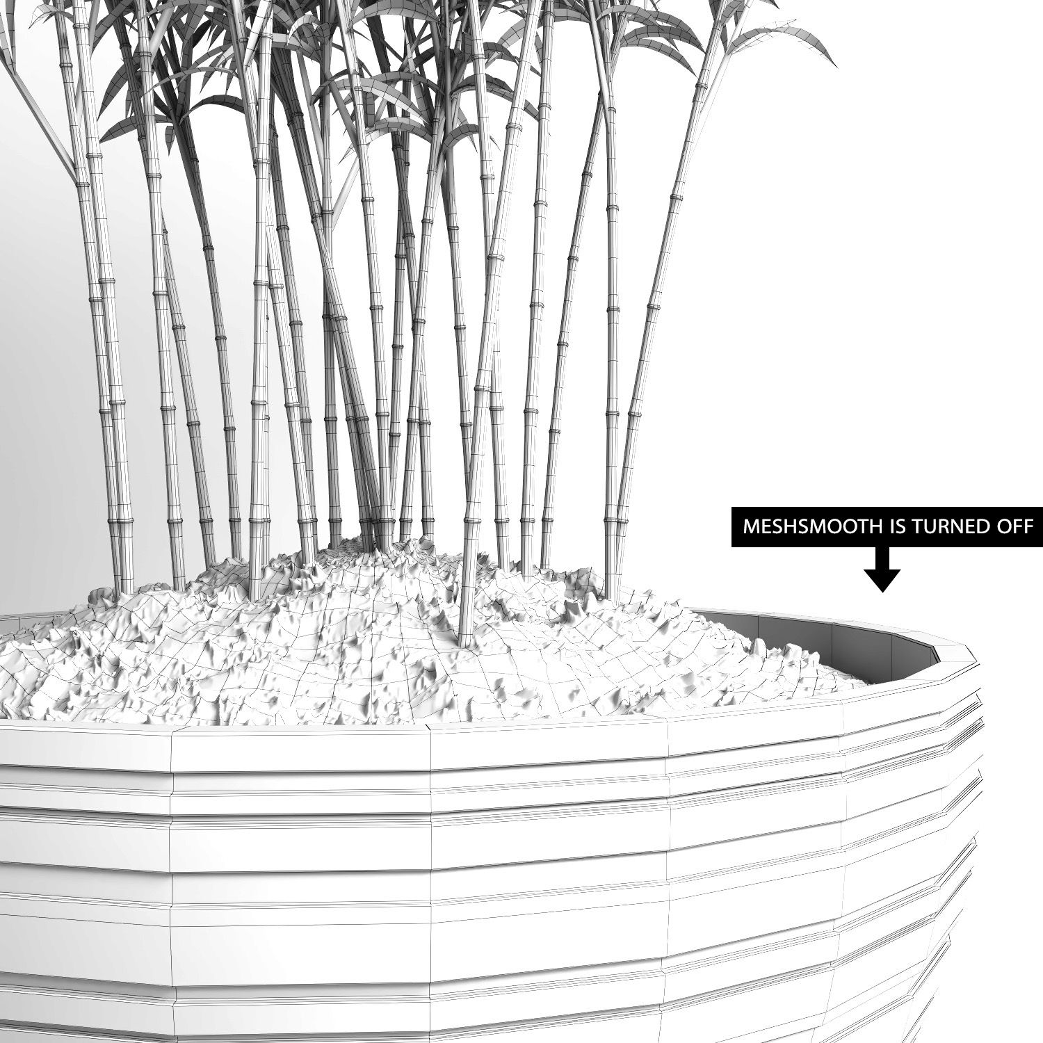 Ombrello Bamboos (+ GrowFX) royalty-free 3d model - Preview no. 17