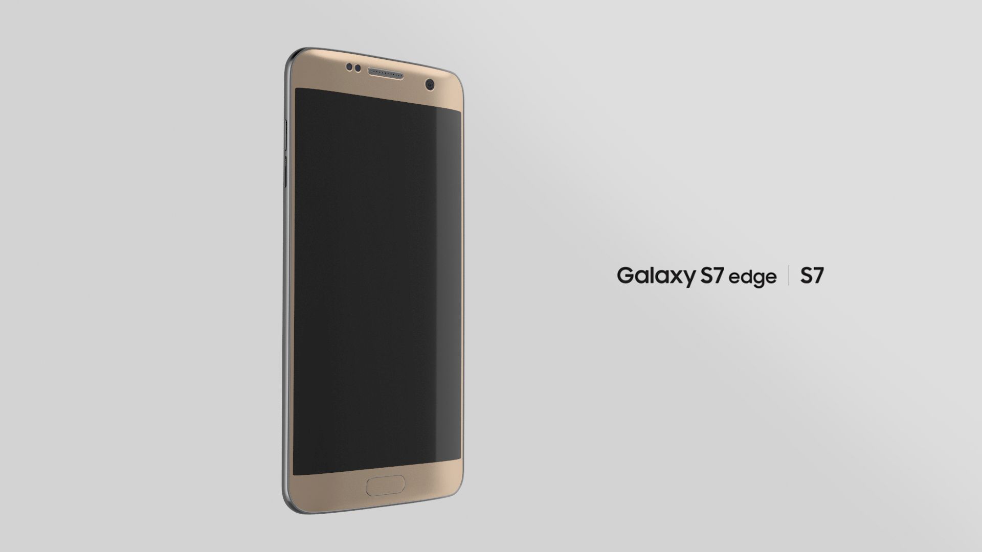 samsung s7 edge 3d model